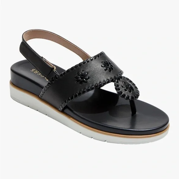 Jack Rogers Women's Black Sandals - Picture 11 of 11